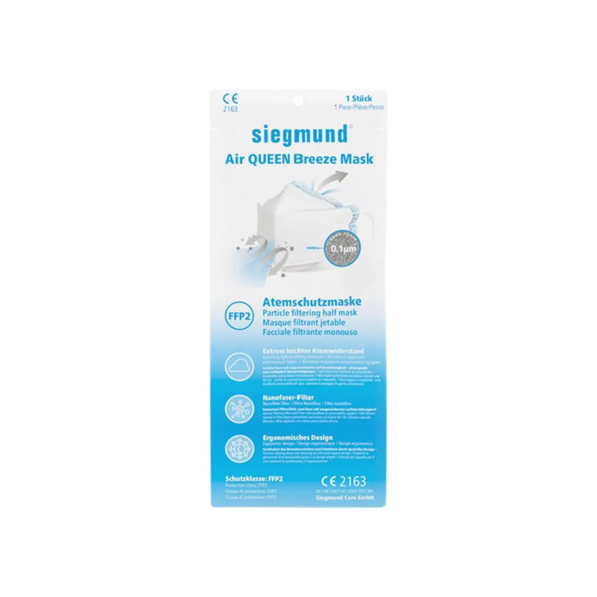 Air Queen FFP2 Atemschutzmaske im 10er-Pack