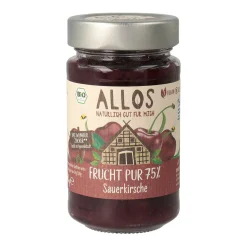 Allos Frucht Pur - Sauerkirsch Fruchtaufstrich - Bio & Vegan