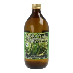 Aloe Vera Saft aus Bio Anbau - 500 ml Glasflasche