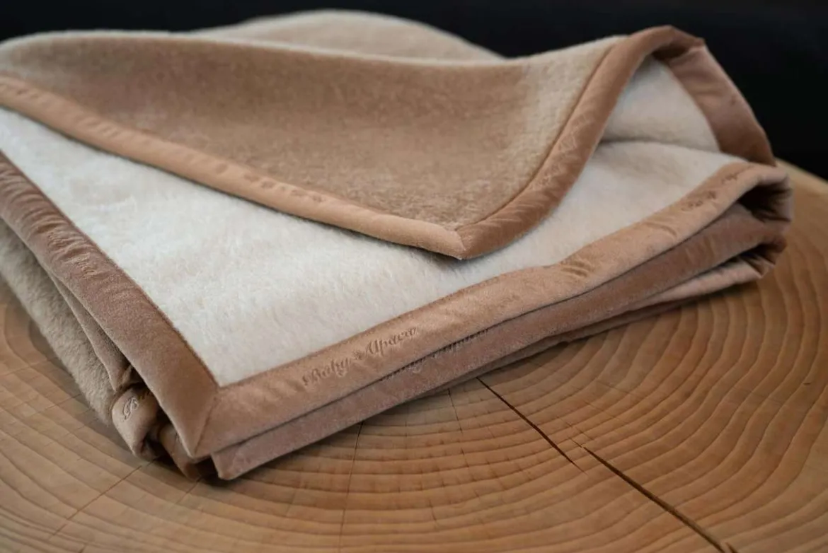 Alpaka Wolldecke als Wendedecke kaufen