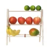 Attraktives Obstregal aus Holz - Fruits on Air - Side by Side