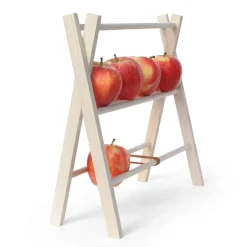 Attraktives Obstregal aus Holz - Fruits on Air - Side by Side