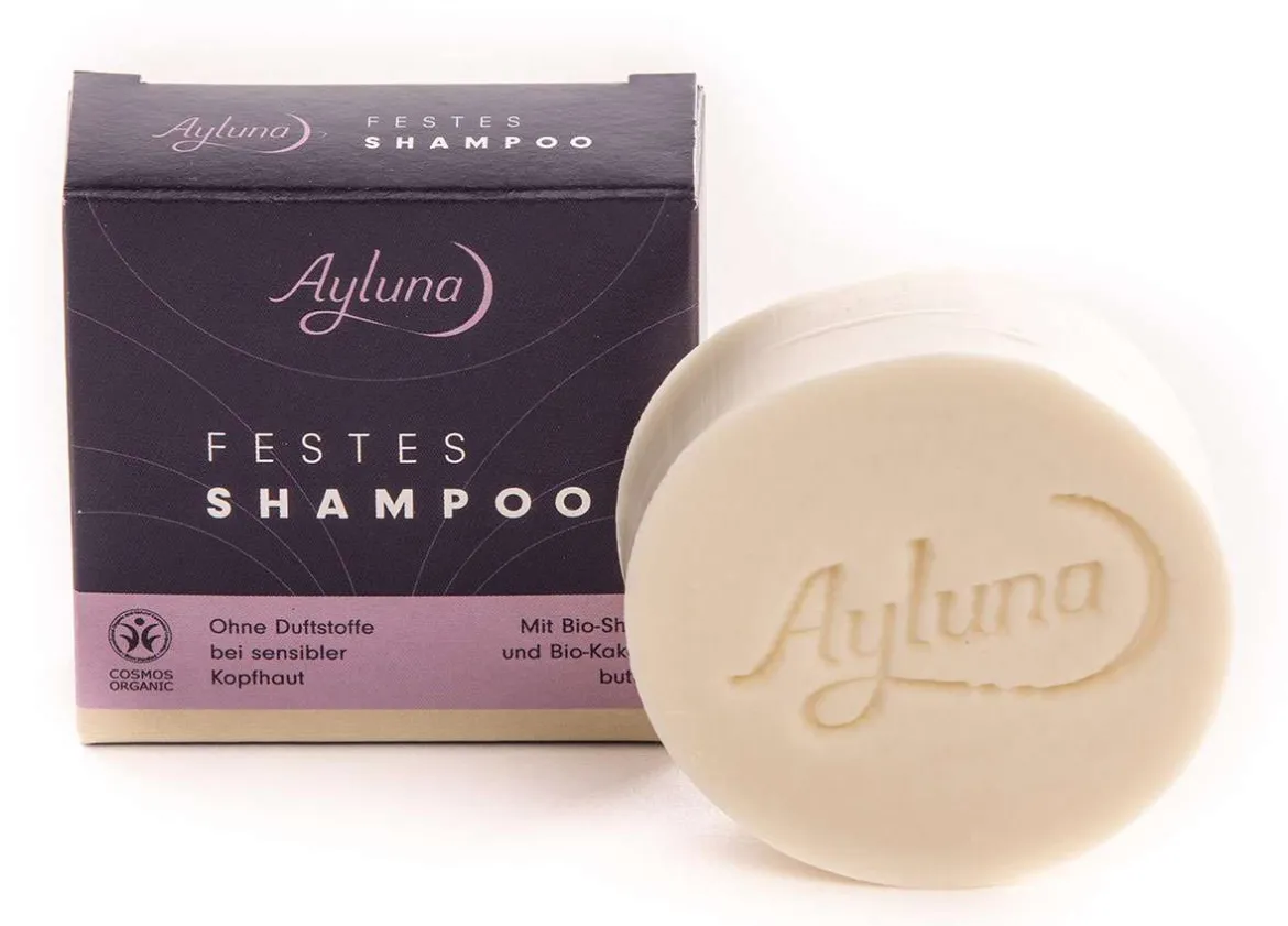 Ayluna festes Shampoo sensitiv - ohne Sulfate & Mikroplastik