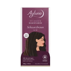 Ayluna Haarfarbe Schwarzbraun - rein pflanzlich