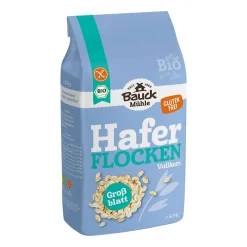 Bauckhof Haferflocken Großblatt, glutenfrei – 100% Bio & Vegan