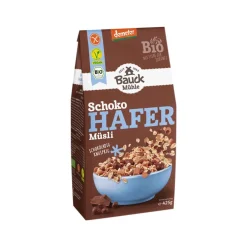 Bauckhof Schoko Müsli glutenfrei mit Hafer, 100% Bio Qualität
