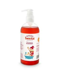 Beeta Handseife ohne Duftstoffe, mit der Reinigungskraft der Roten Beete.