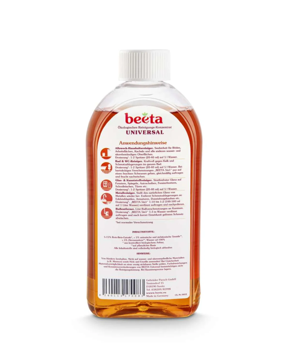 Beeta Universalreiniger 5-in-1 für den Haushalt mit Rote Beete