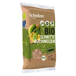 Bio Buchweizenbrot glutenfrei und ballaststoffhaltig ohne Hefe