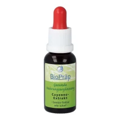 BioPräp Cayenne Extrakt Tinktur - Cayennepfeffer Tropfen, 20 ml