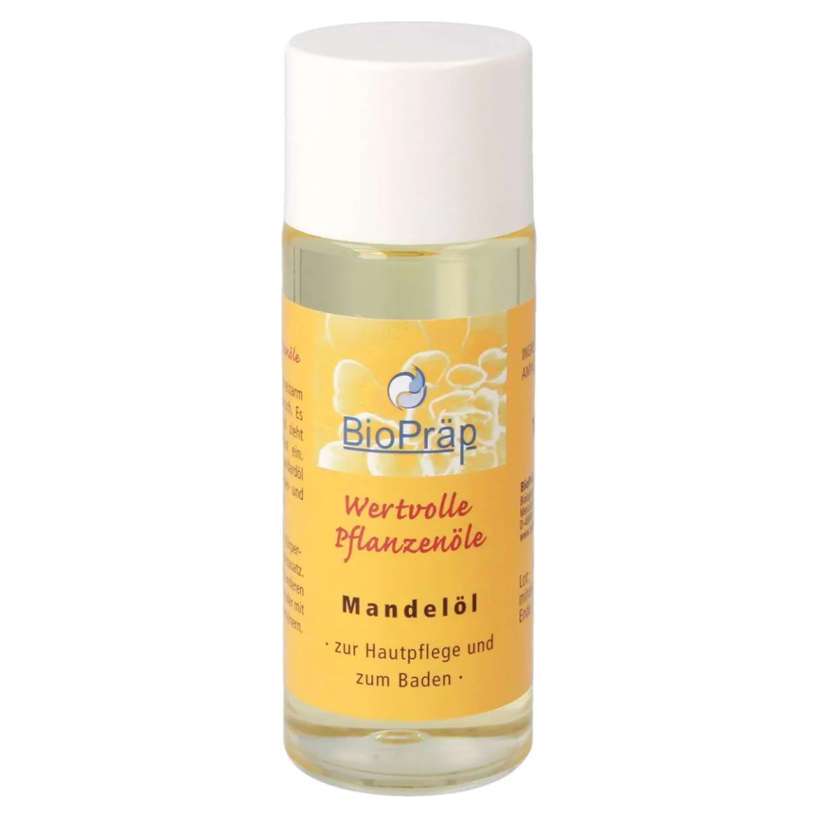 BioPräp Mandelöl kaltgepresst - für Gesicht, Haare & zum Baden