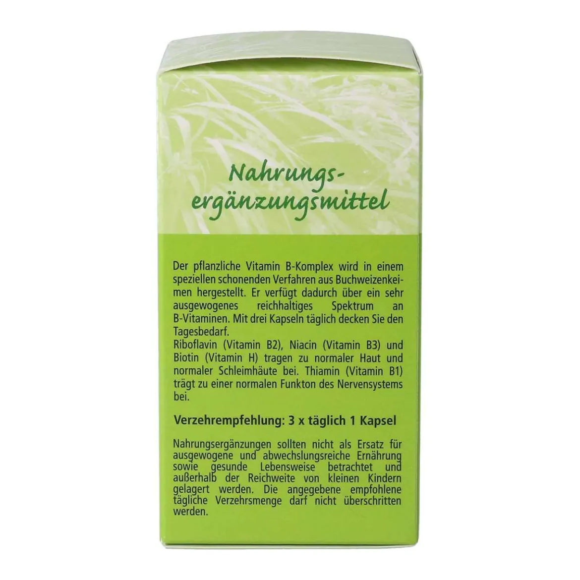 BioPräp Vitamin B Komplex pflanzlich aus Buchweizen hergestellt