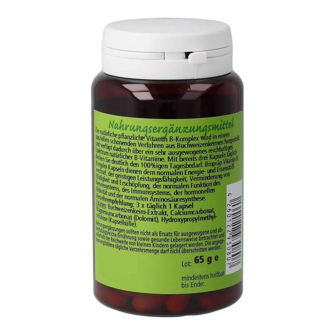 BioPräp Vitamin B Komplex pflanzlich aus Buchweizen hergestellt