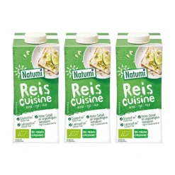 Bio Sahneersatz Reis Cuisine laktose- & cholesterinfrei, 3er Spar Pack