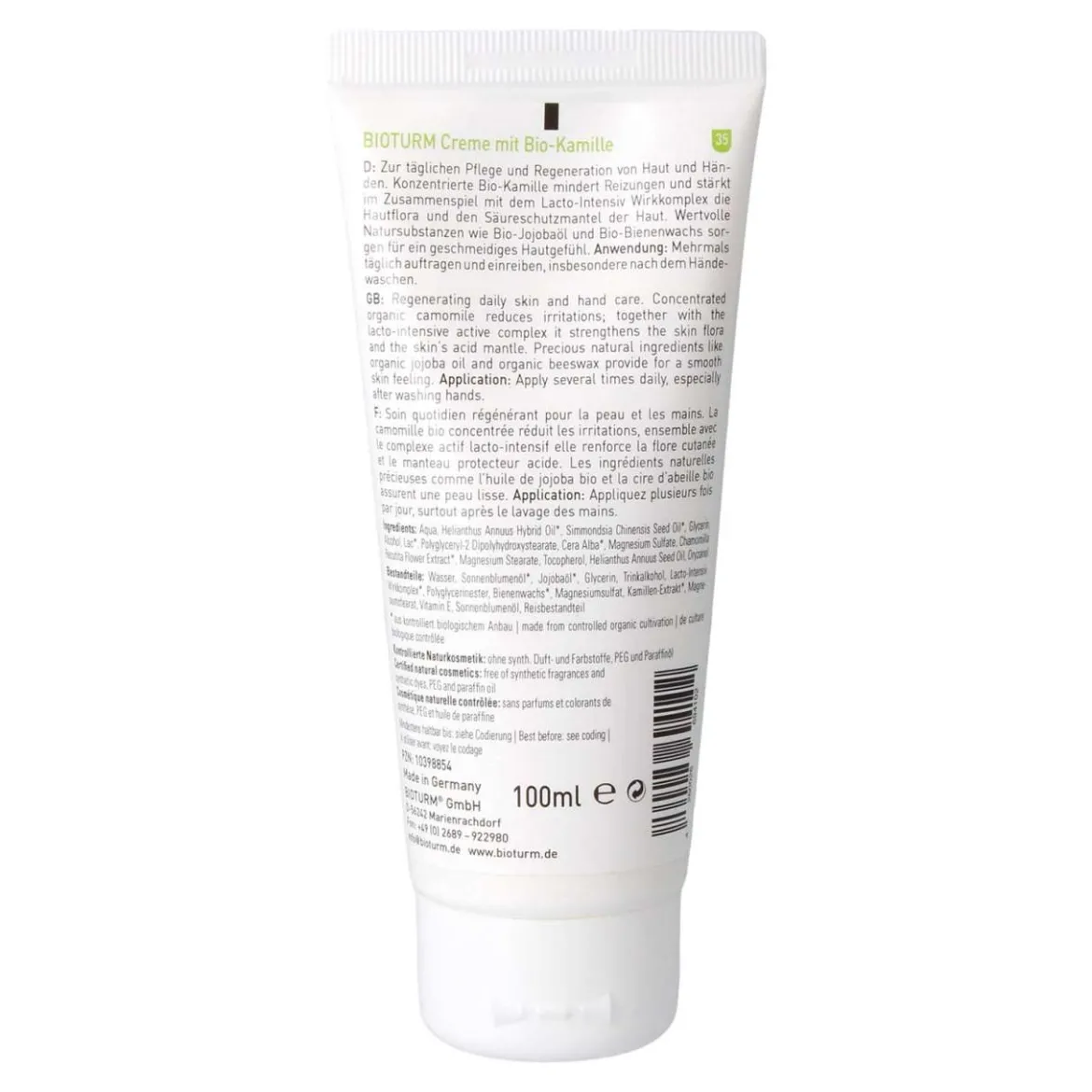 Bioturm Bio-Creme mit Kamille Nr.35 für trockene Haut und Babyhaut online kaufen