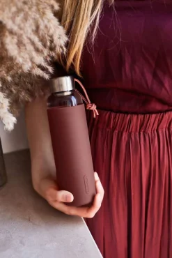 Black+Blum Borosilikatglas Trinkflasche in sieben Farben