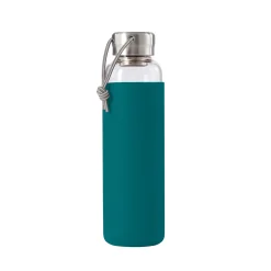 Black+Blum Borosilikatglas Trinkflasche in sieben Farben