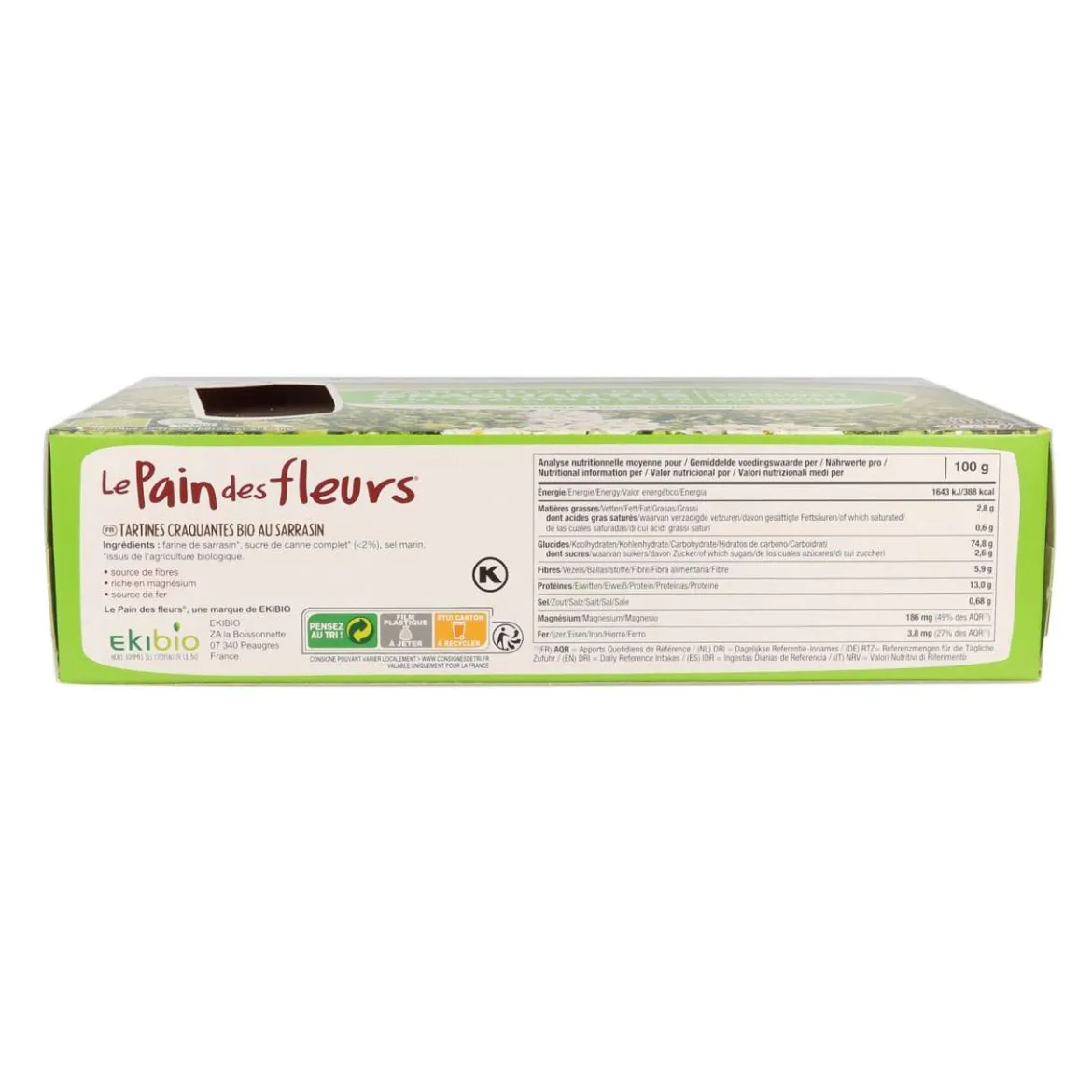 Blumenbrot Buchweizen-Knäckebrot in der günstigen Großpackung