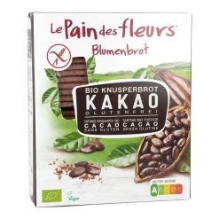 Blumenbrot Kakao: Das Reisbrot für ein Frühstück glutenfrei