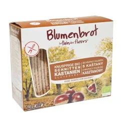 Blumenbrot Kastanie: Knuspriges, glutenfreies Brot ohne Hefe