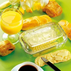 Butterdose aus Glas mit Deckel online bestellen