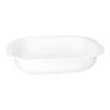 Corelle Auflaufform rechteckig, weiß, für Mikrowelle & Backofen
