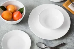 Corelle Glas Kuchenteller - weiß, hitzebeständig bis 176° C