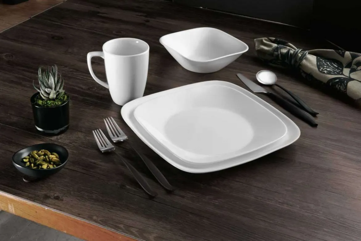 Corelle Müslischale pure white aus robustem, weißem Glas