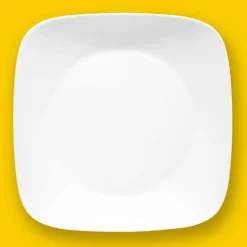 Corelle Speiseteller klein als Glas-Dessertteller in Weiß