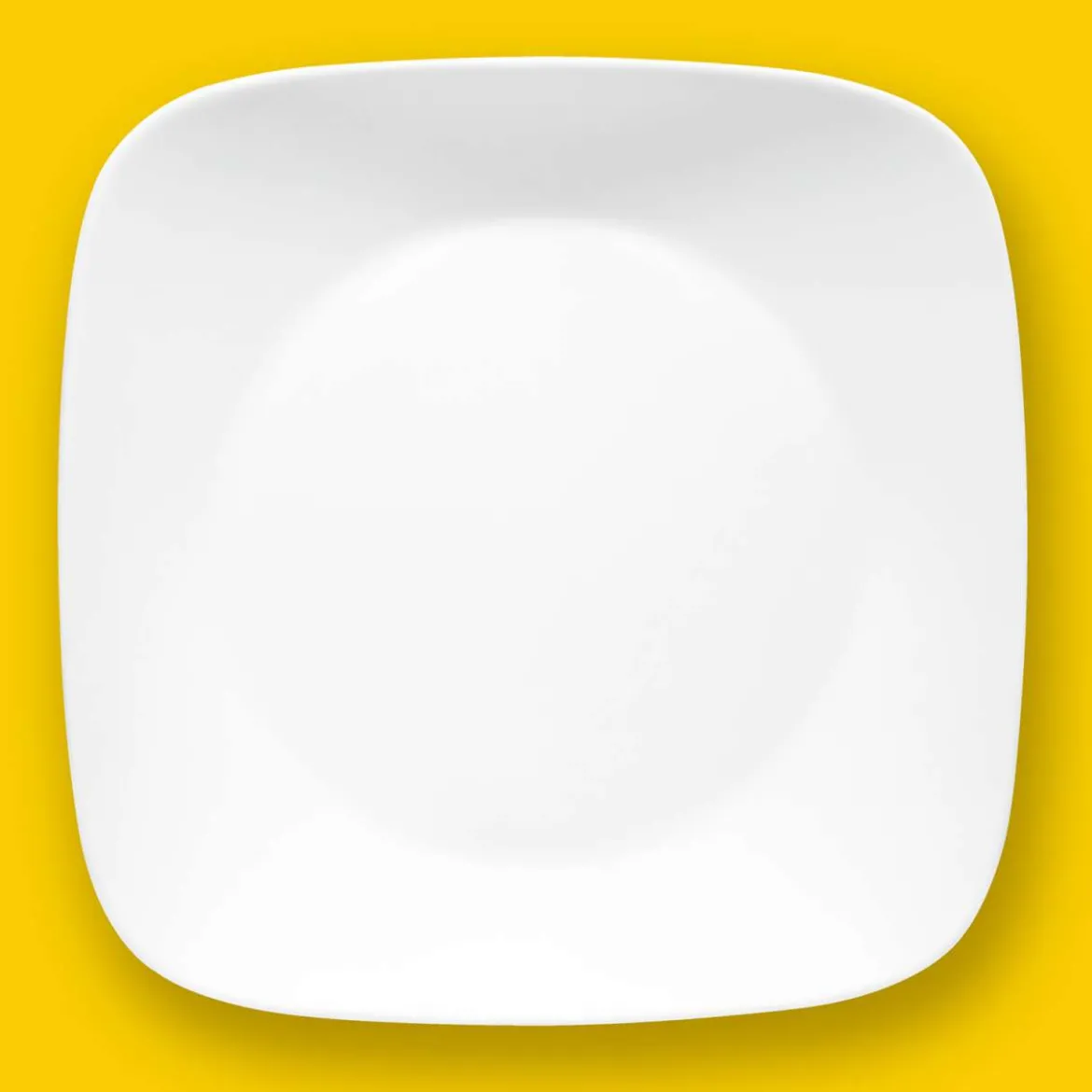 Corelle Speiseteller klein als Glas-Dessertteller in Weiß