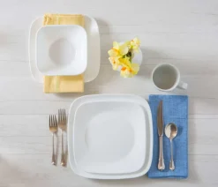 Corelle Speiseteller pure white: ideal als Campinggeschirr