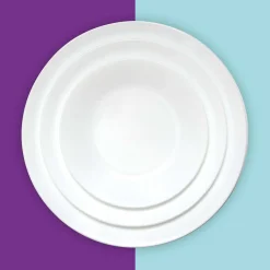 Corelle weißer Teller 26 cm: kratzfest & spülmaschinenfest