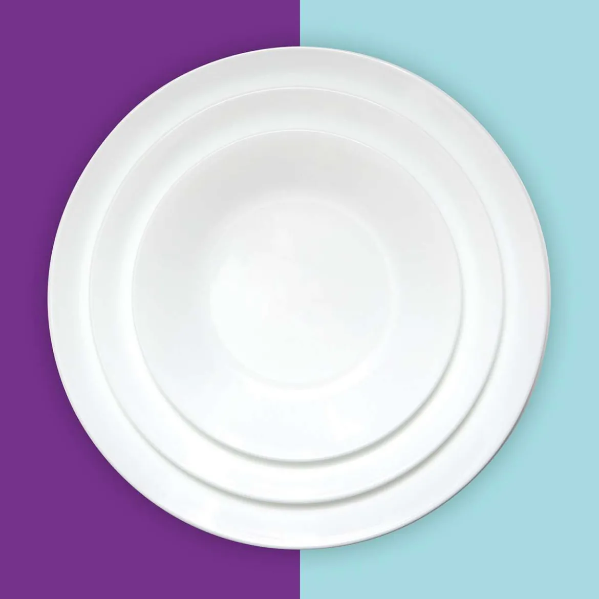 Corelle weißer Teller 26 cm: kratzfest & spülmaschinenfest