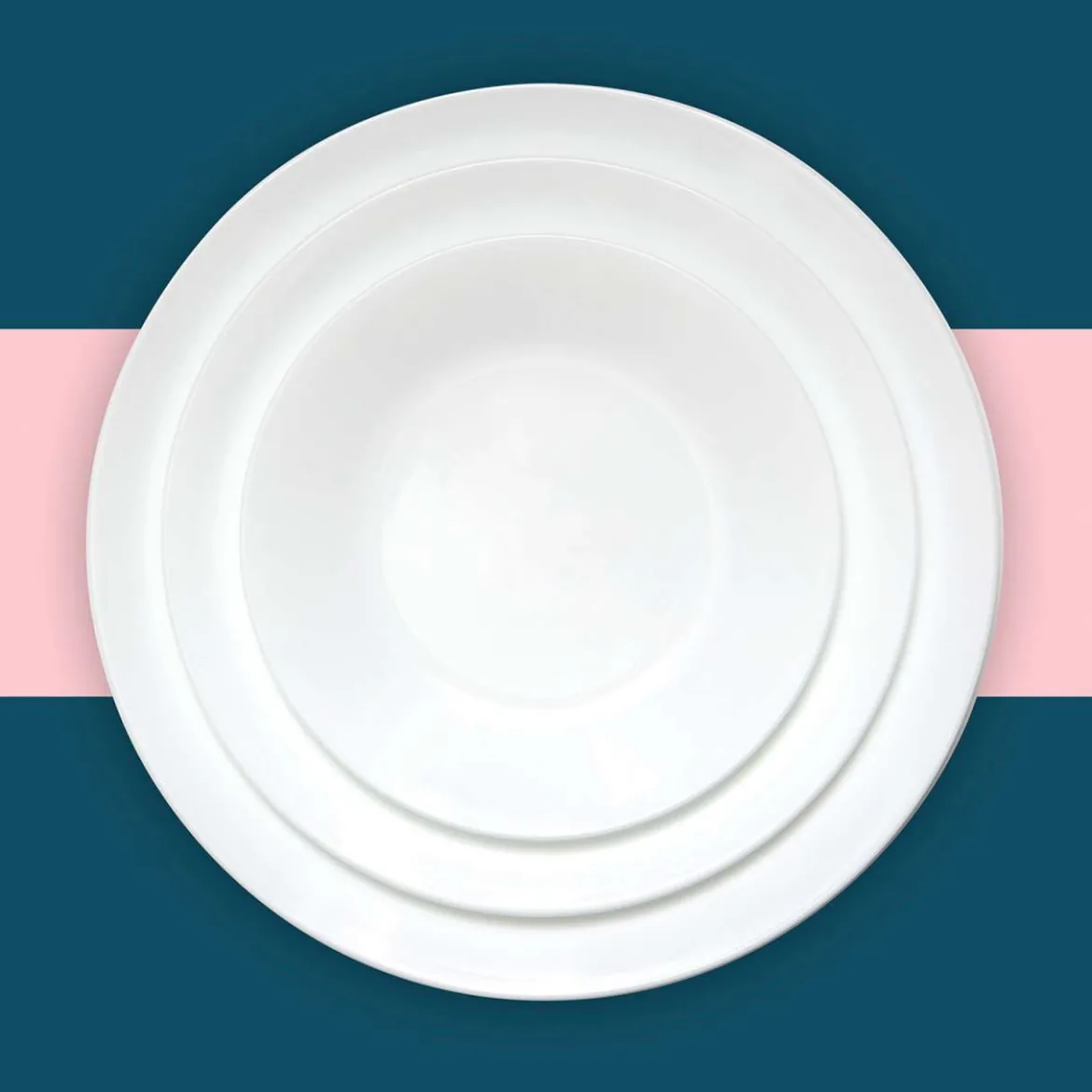 Corelle weißer Teller 26 cm: kratzfest & spülmaschinenfest