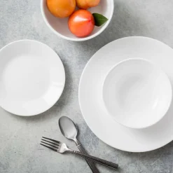 Corelle weißer Teller 26 cm: kratzfest & spülmaschinenfest