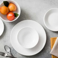 Corelle weißer Teller 26 cm: kratzfest & spülmaschinenfest