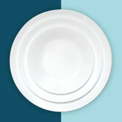 Corelle weißer Teller 26 cm: kratzfest & spülmaschinenfest