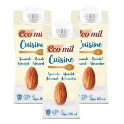 Cuisine Sahneersatz Mandeln ohne Soja, nur 8% Fett! 3er Spar Pack