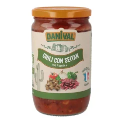 Danival Chili con Seitan - scharfes Bio Chili non Carne im Glas