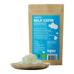 Dehydrierte Kefirknöllchen als Starter-Kultur für Milchkefir