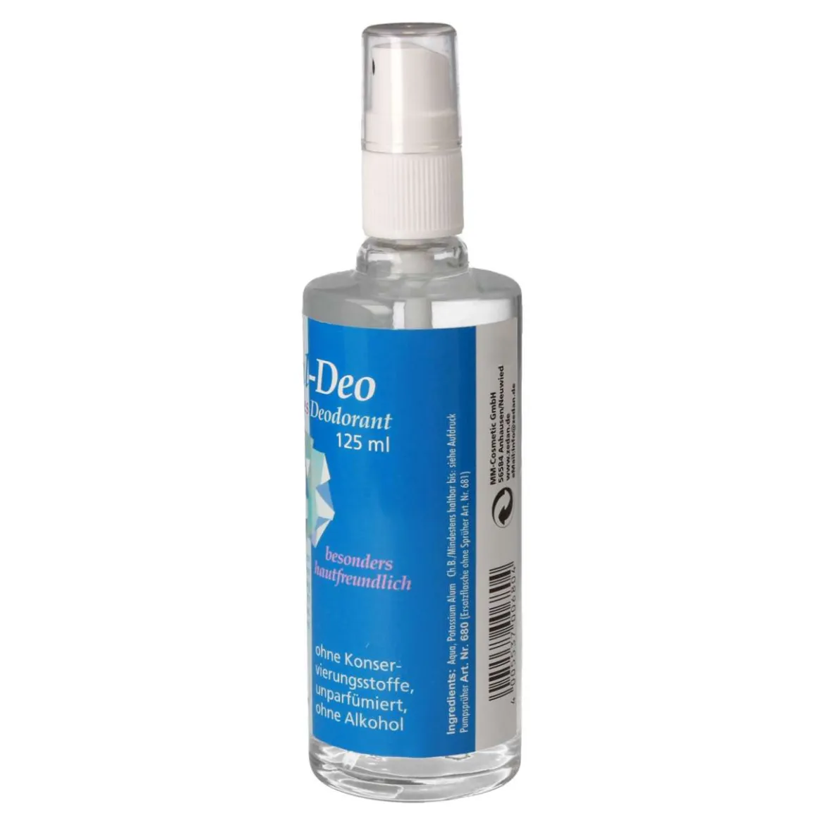 Deo für Allergiker & Fußspray gegen Schweiß als Pumpspray