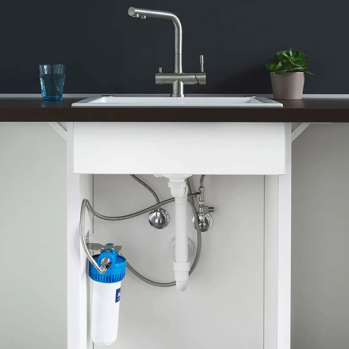 Einbaufilter 2.2 Safe mit Aquastop von Alvito