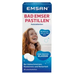 Emsan Bad Emser Pastillen ohne Menthol bei hoher Stimmbelastung