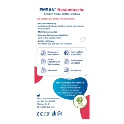Emsan Nasendusche-Set mit 10 Beuteln Nasenspülsalz