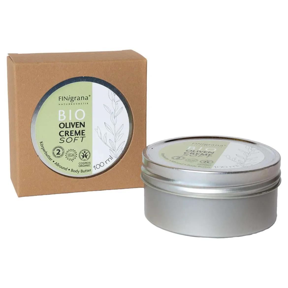 FiniGrana Olivenöl Gesichtspflege Creme - Bio ohne Parabene
