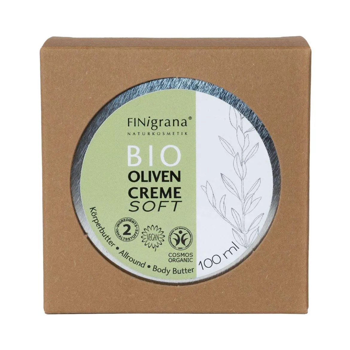 FiniGrana Olivenöl Gesichtspflege Creme - Bio ohne Parabene