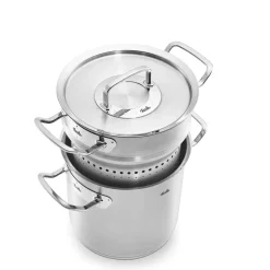 Fissler Multi Star hoher Topf mit Siebeinsatz für Pasta