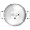 Fissler runder Bräter mit Hochraumdeckel aus 18/10 Edelstahl