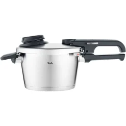 Fissler Vitavit Premium Schnellkochtopf mit Dampfeinsatz