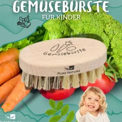 Gemüsebürste für Kinder aus Holz kaufen